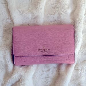 Kate Spade Pebble Leather Harlow Wallet
